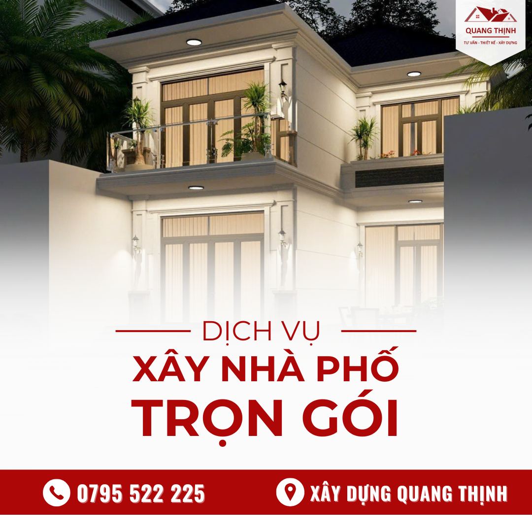 xây nhà phố trọn gói
