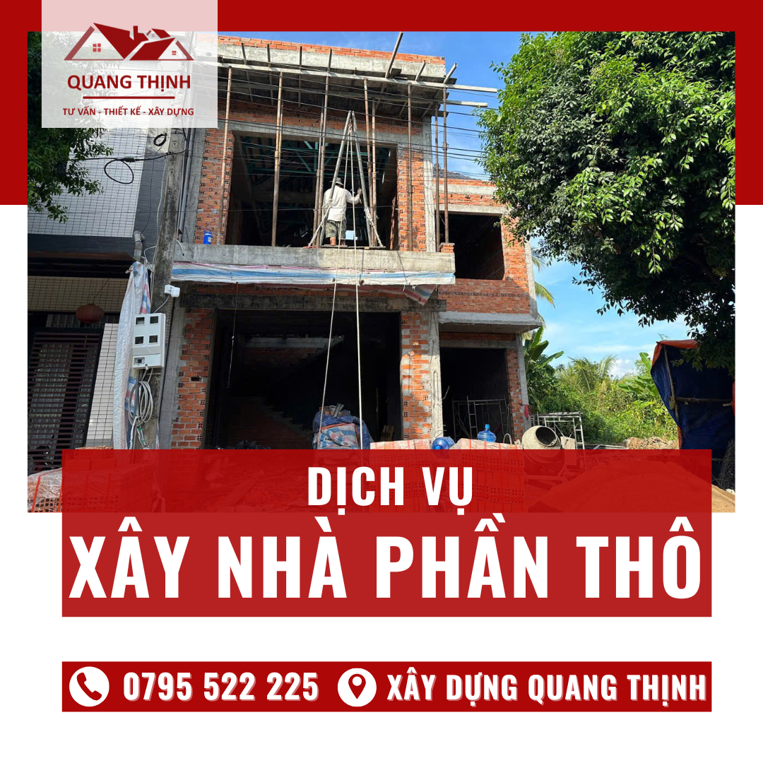 xây nhà phần thô