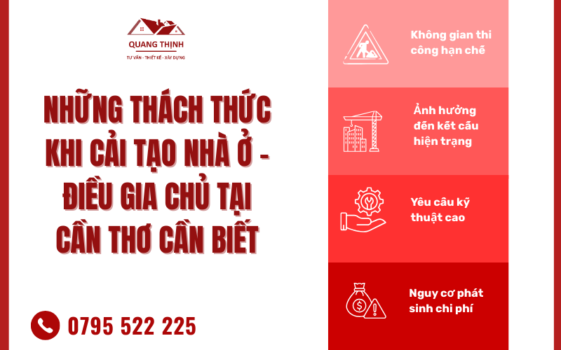thách thức khi cải tạo nhà ở