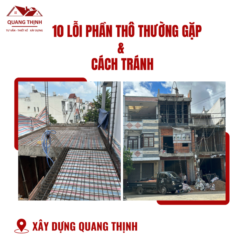 10 Lỗi phần thô thường gặp và cách tránh