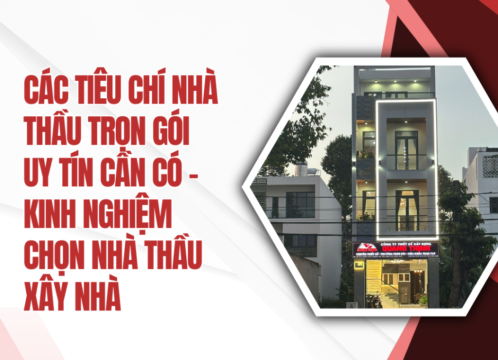nhà thầu trọn gói