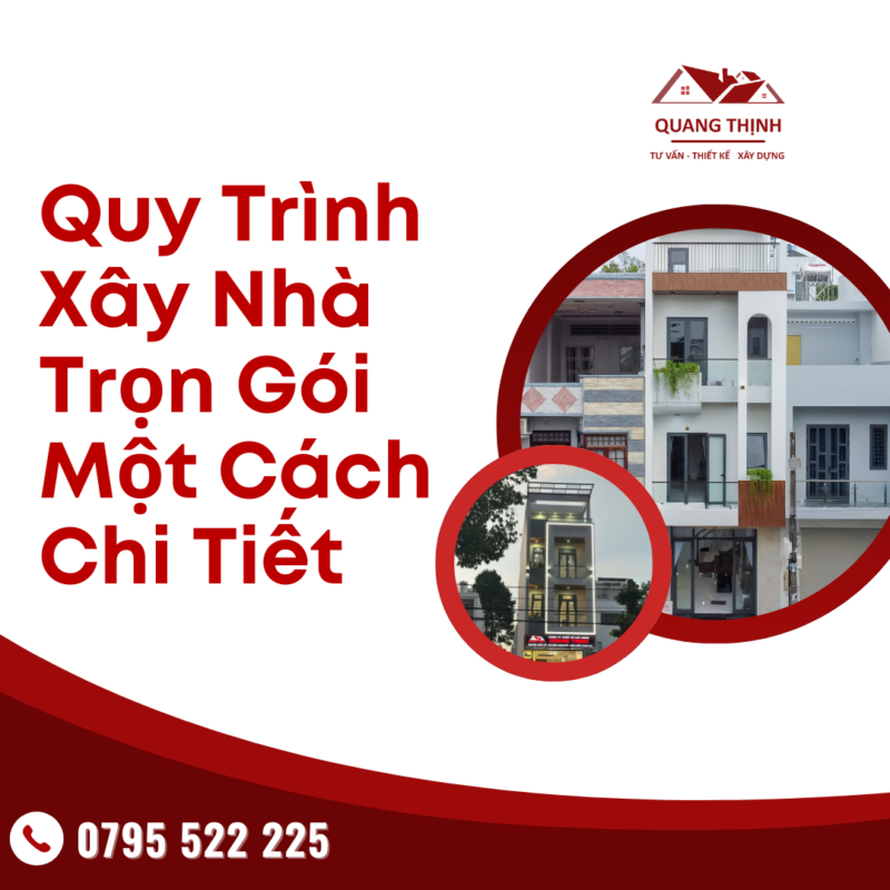 quy trình xây nhà trọn gói