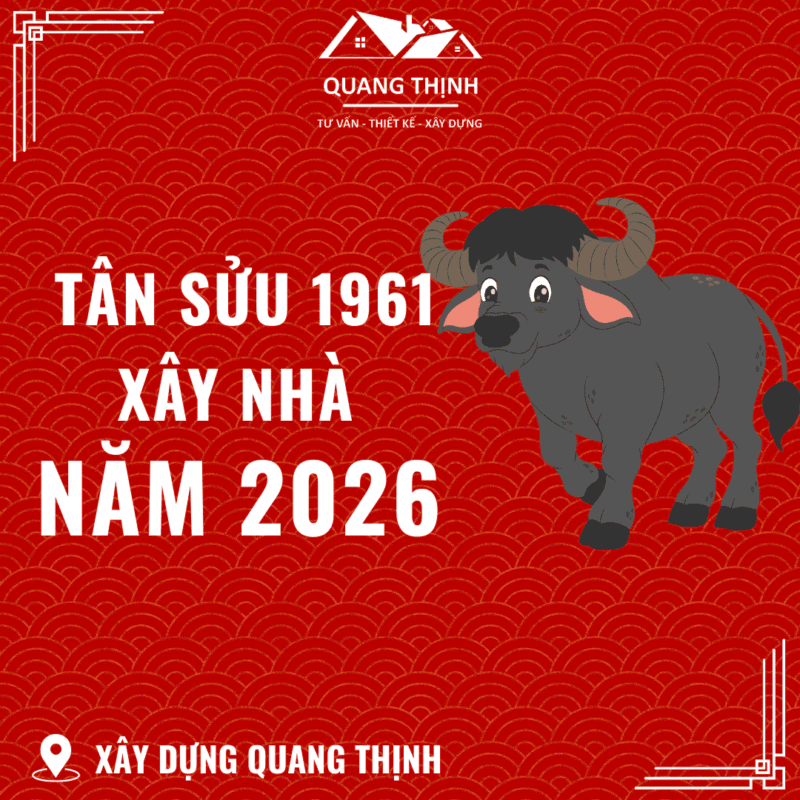 tân sửu 1961 xây nhà năm 2026