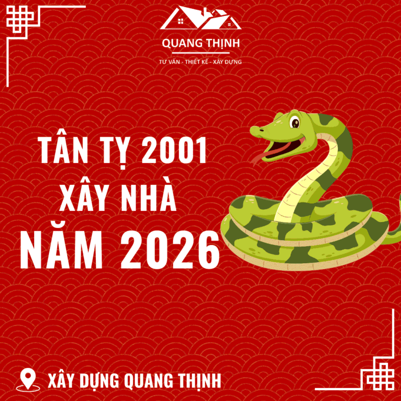tân tỵ 2001 xây nhà năm 2026