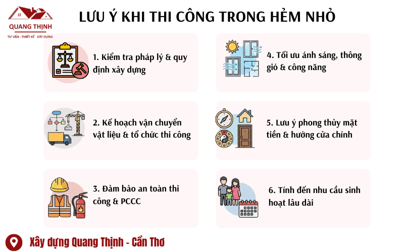 lưu ý khi cải tạo nhà trong hẻm nhỏ