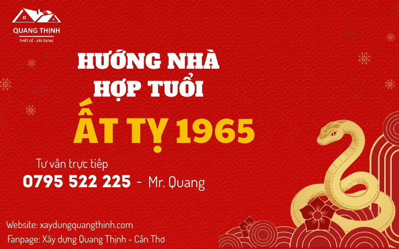 Hướng nhà hợp tuổi 1965