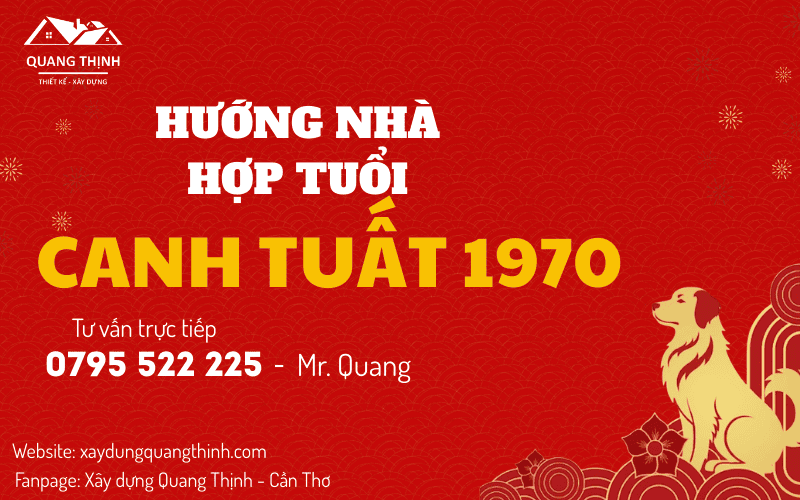 hướng nhà hợp tuổi 1970