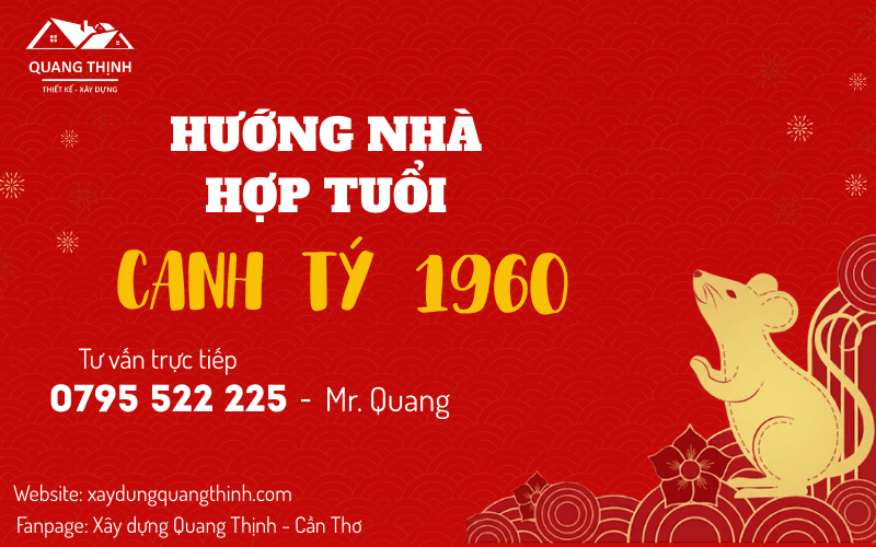 hướng nhà hợp tuổi Canh Tý 1960