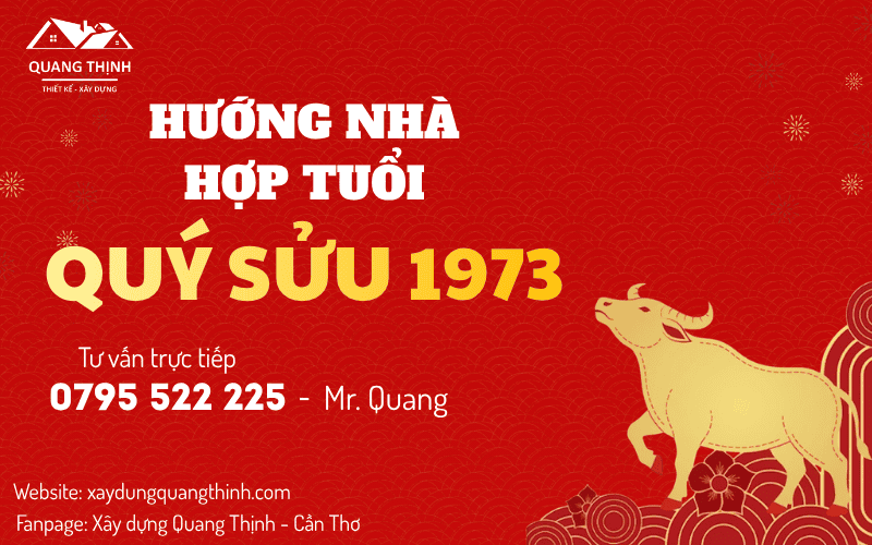 hướng nhà hợp tuổi 1973
