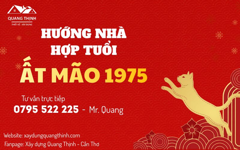 Hướng nhà hợp tuổi 1975