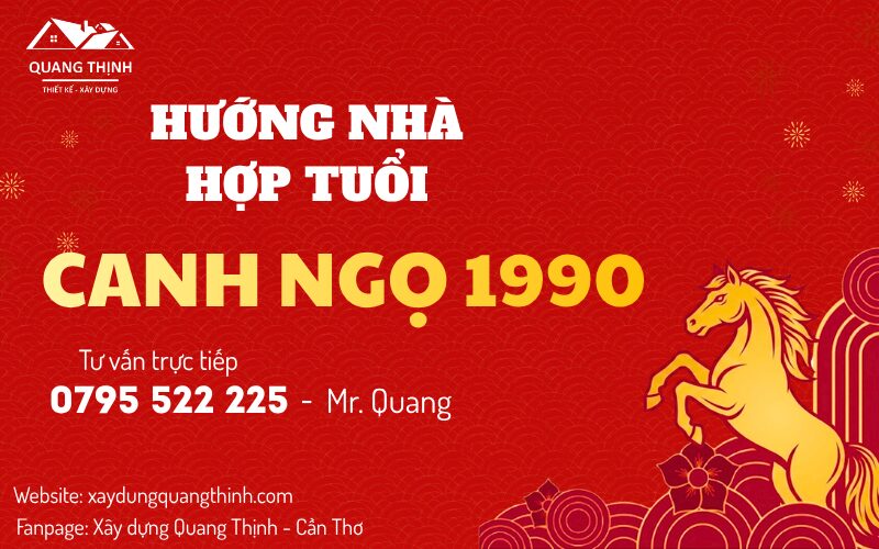 hướng nhà hợp tuổi 1990