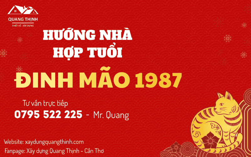 hướng nhà hợp tuổi 1987