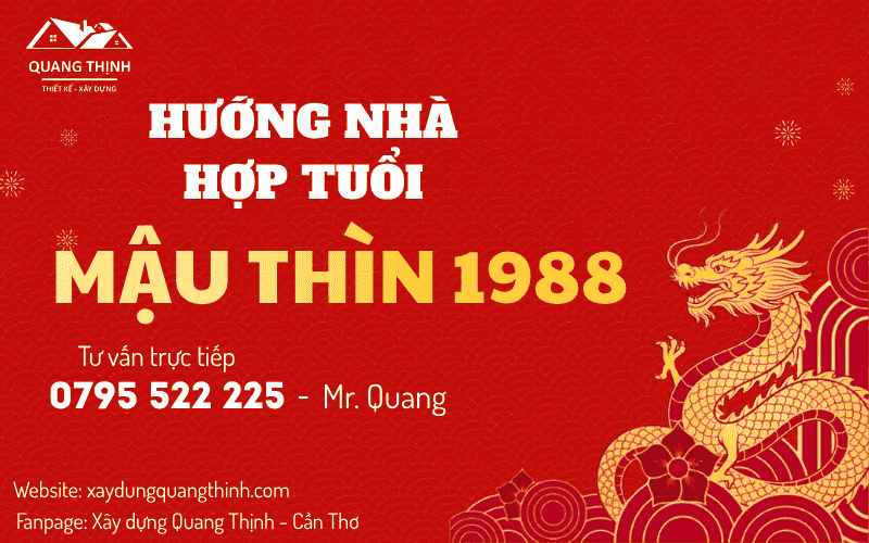 hướng nhà hợp tuổi 1988